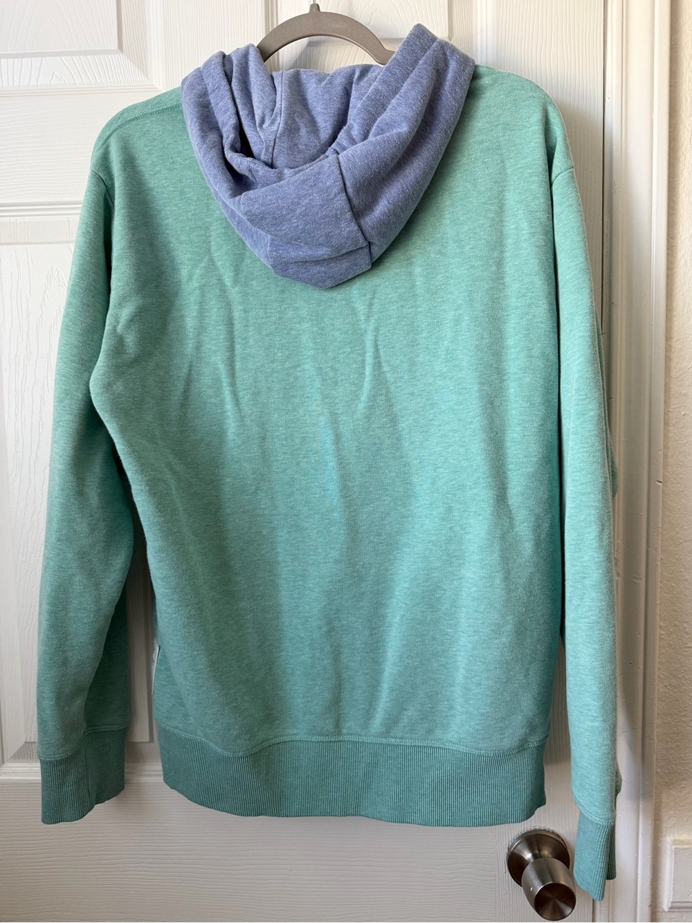 New Balance The Intelligent Choice Hoodie Mint Green Blue Pullover Sweatshirt M - Picture 5 of 7
